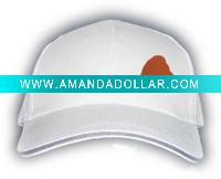 Wholesale white sports cap with printing