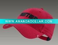 cotton embroidery sports cap with metal closure