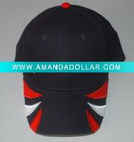 Wholesale 100% cotton brushed twill Sports cap with embroidery