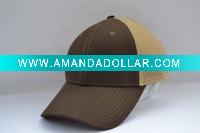 Wholesale Polyester Contrasting Stitches Fitted Baseball Cap