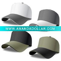 Wholesale Fashion 100% cotton 6 panel baseball caps