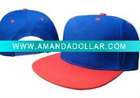 Royal blue/red vintage Flat Bill Baseball Cap