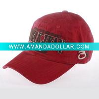 Red fashion baseball cap