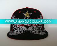 Wholesale fitted size baseball cap with embroidered logo