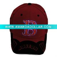 Wholesale Fiber optic baseball caps