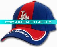 Wholesale fashion 100% cotton 6 panel baseball caps with embroidery