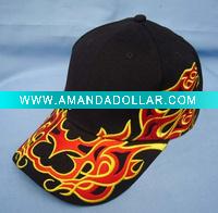 Wholesale baseball cap with fire logo
