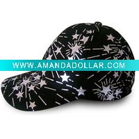 fashion baseball cap with print