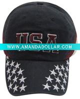Wholesale 100% Cotton 3D Embroidery Marketed Baseball Hat
