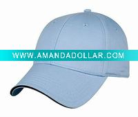 Wholesale 100% cotton plain cheap promotional blue baseball sport cap