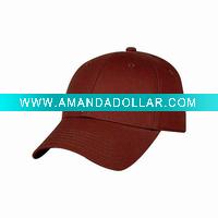 Wholesale 100% cotton plain promotional baseball sport cap