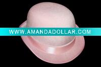 PYH-1104 The Pink Felt Derby Hat