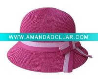 Ladies Bucket Hat With Ribbon Band