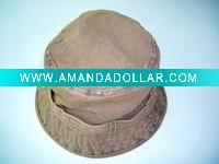 bucket hat-lady