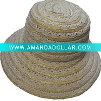 riband hat/beach hat/lady hat