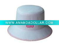 Wholesale (HBK1108A) White Paper Straw Bucket Hat
