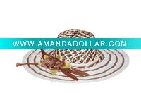 Wholesale beauty large brim straw hat