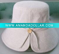 Wholesale ladies cotton cloth hat