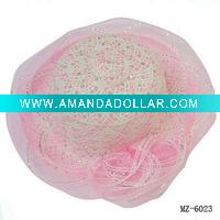 2011 cool summer must-have stylish mesh summer ladies straw hats