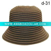 ladies' hat-bucket hat-summer hat-large brim hat