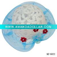 2011 cool summer must-have stylish mesh summer ladies elegant hats
