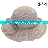 ladies' hat-bucket hat-summer hat-large brim hat