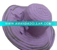 Wholesale Riband hat, lady beach hat, fashion hat