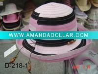 Wholesale ladies' hat-bucket hat-summer hat-large brim hat