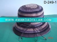 ladies' hat-bucket hat-summer hat-large brim hat
