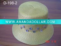 ladies' hat-bucket hat-summer hat-large brim hat