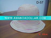 ladies' hat-bucket hat-summer hat-large brim hat