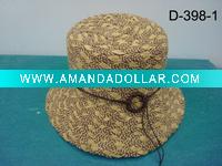 ladies' hat-bucket hat-summer hat-large brim hat