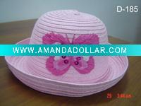 ladies' hat-bucket hat-summer hat-large brim hat