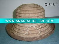 ladies' hat-bucket hat-summer hat-large brim hat