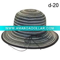 Wholesale ladies' hat-bucket hat-summer hat-large brim hat