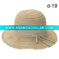 ladies' hat-bucket hat-summer hat-large brim hat