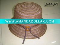 ladies' hat-bucket hat-summer hat-large brim hat