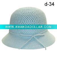 Wholesale ladies' hat-bucket hat-summer hat-large brim hat