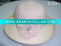 ladies' hat-bucket hat-summer hat-large brim hat