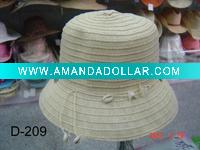 ladies' hat-bucket hat-summer hat-large brim hat