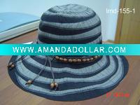 ladies' hat-bucket hat-summer hat-large brim hat