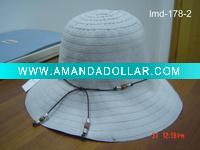 ladies' hat-bucket hat-summer hat-large brim hat