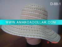 ladies' hat-bucket hat-summer hat-middle brim hat