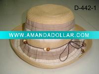 ladies' hat-bucket hat-summer hat-large brim hat