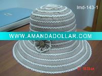 ladies' hat-bucket hat-summer hat-large brim hat