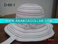 ladies' hat-bucket hat-summer hat-large brim hat