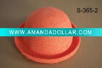 ladies' hat-bucket hat-summer hat-large brim hat