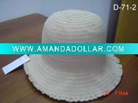 ladies' hat-bucket hat-summer hat-large brim hat
