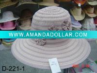 Wholesale ladies' hat-bucket hat-summer hat-middle brim hat