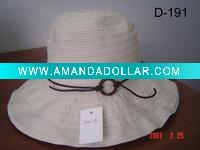 ladies' hat-bucket hat-summer hat-large brim hat